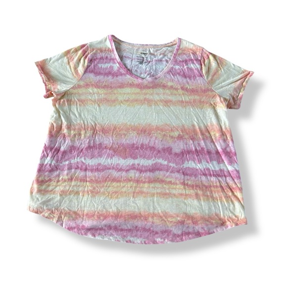 Sonoma Goods For Life Tops - [Sonoma] Pink and Orange Everyday Tee